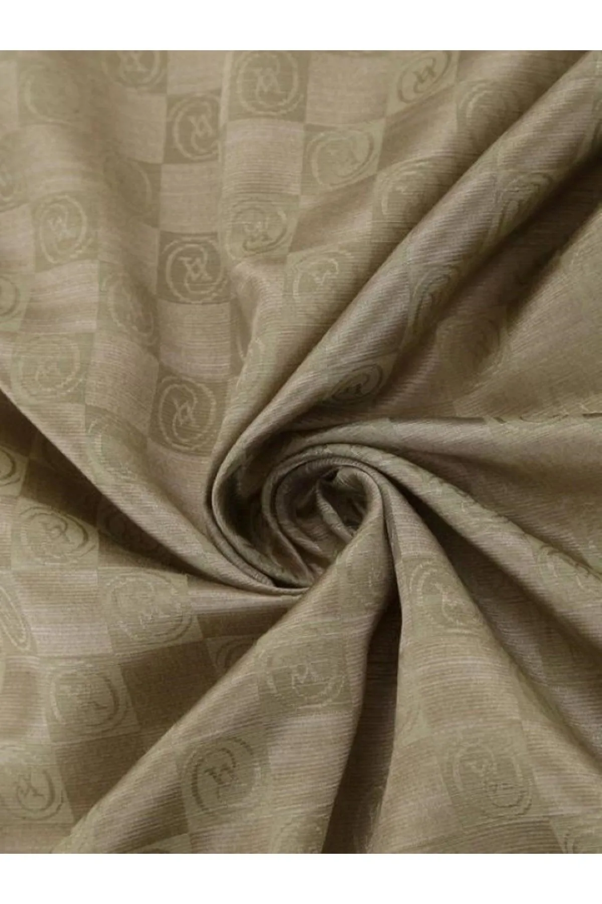 Monogram Cotton Silk Shawl