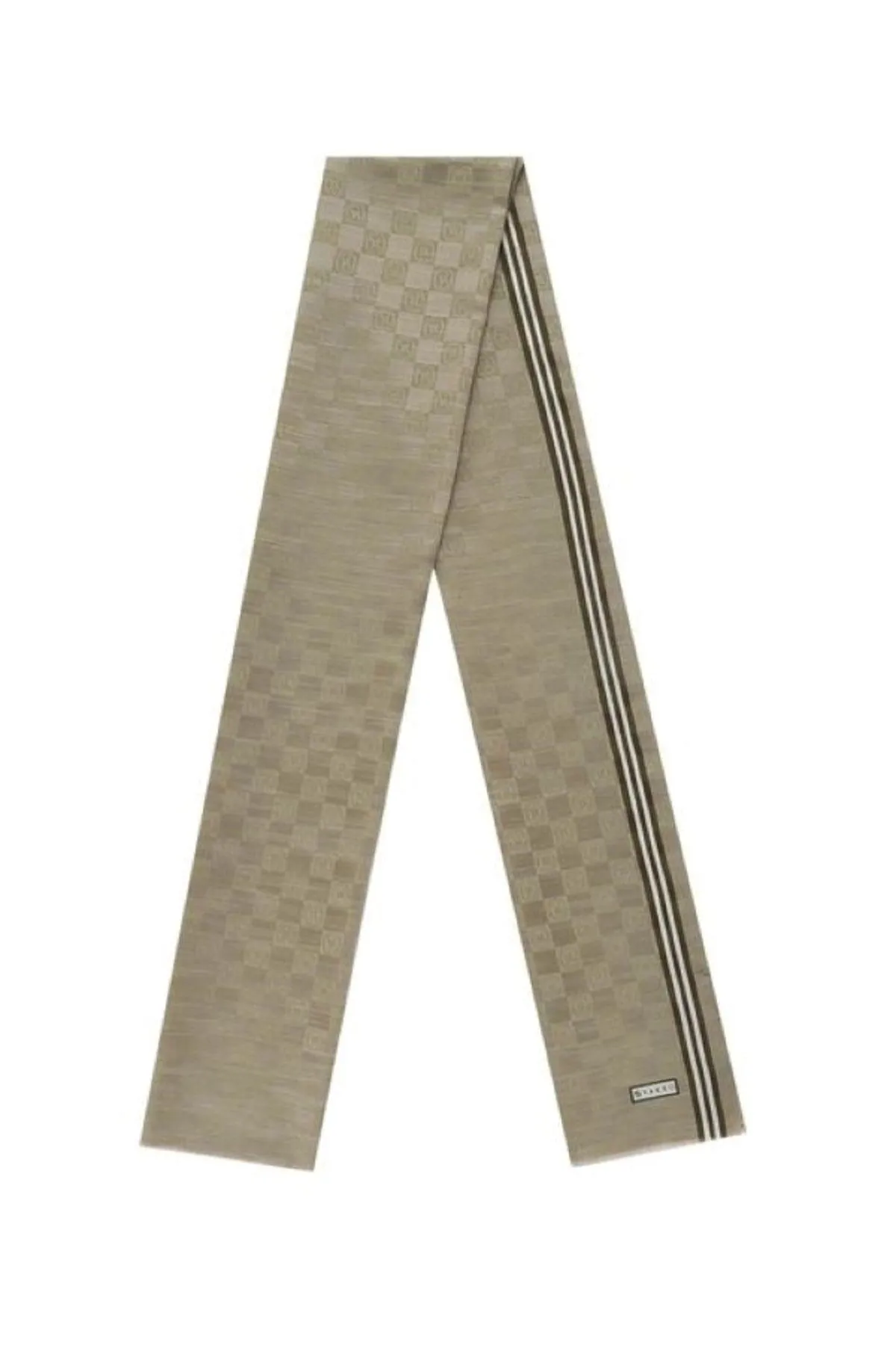 Monogram Cotton Silk Shawl