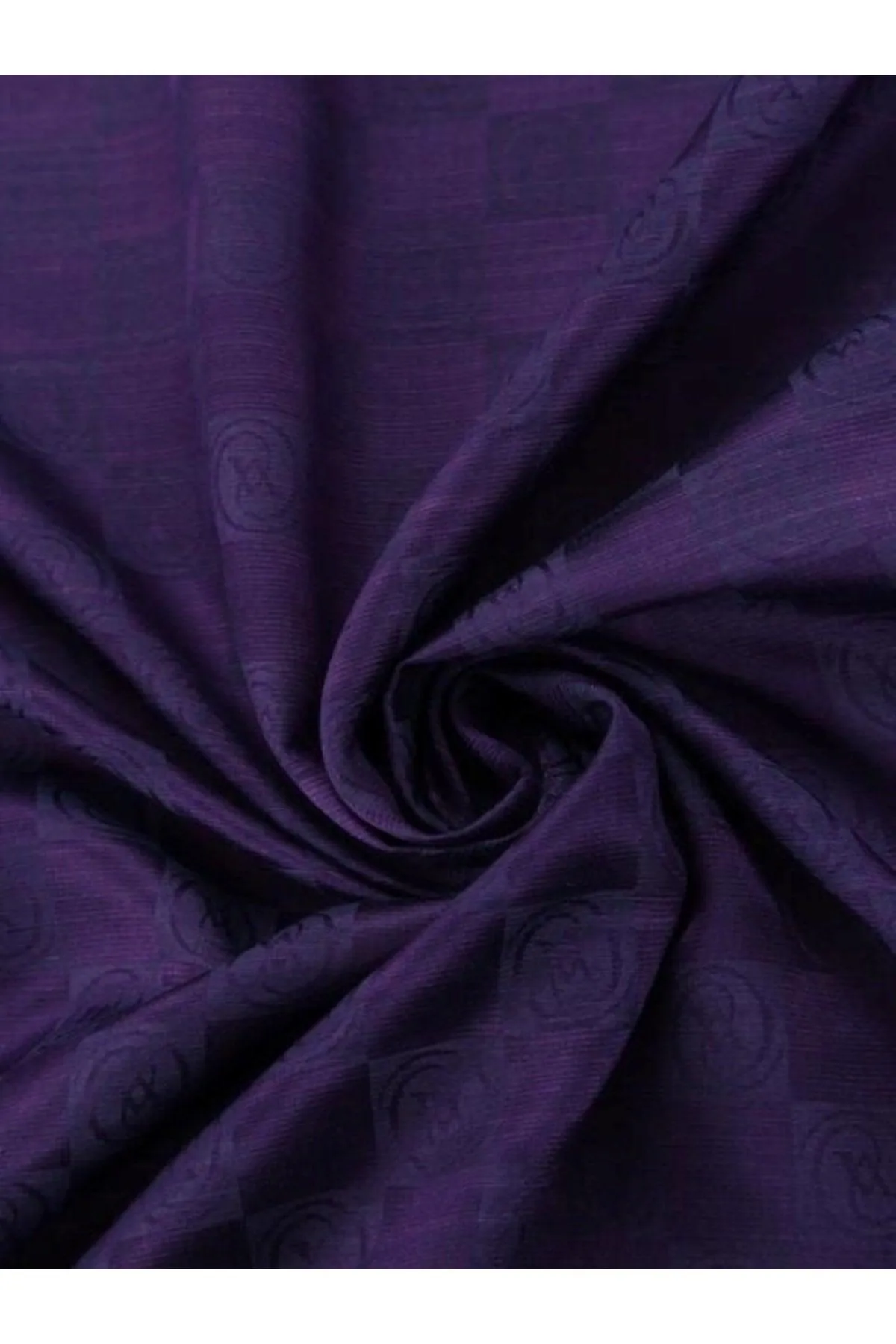 Monogram Cotton Silk Shawl