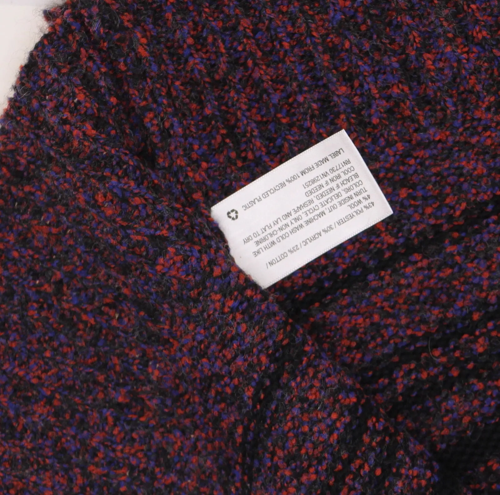 Mossimo Women's Destructed Cardigan Sweater Purple Large