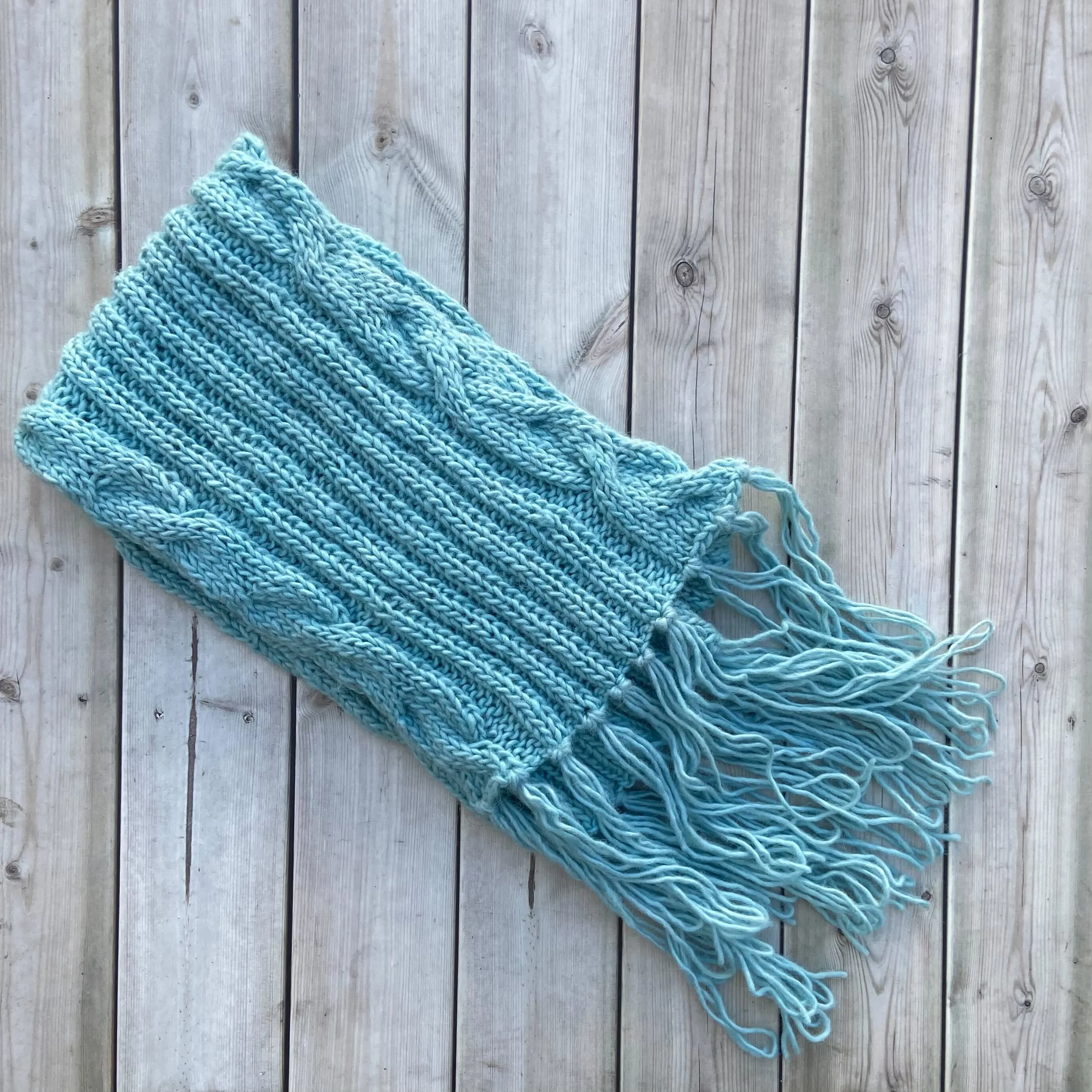 Mr. Blue Sky Alpaca Scarf