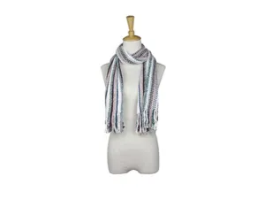 Multi-Color Chenille Giving Scarf