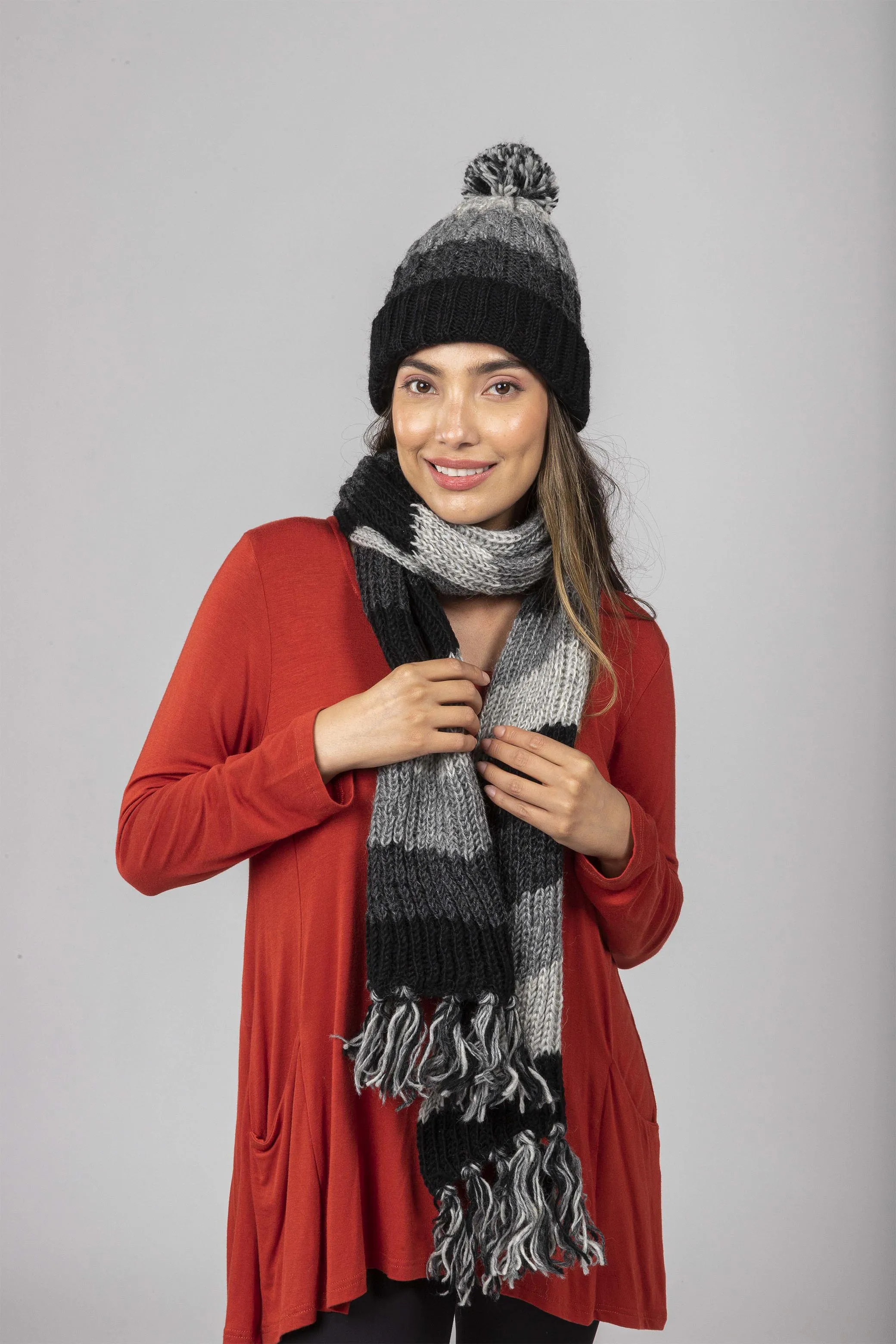 Multi Pom Pom Hat