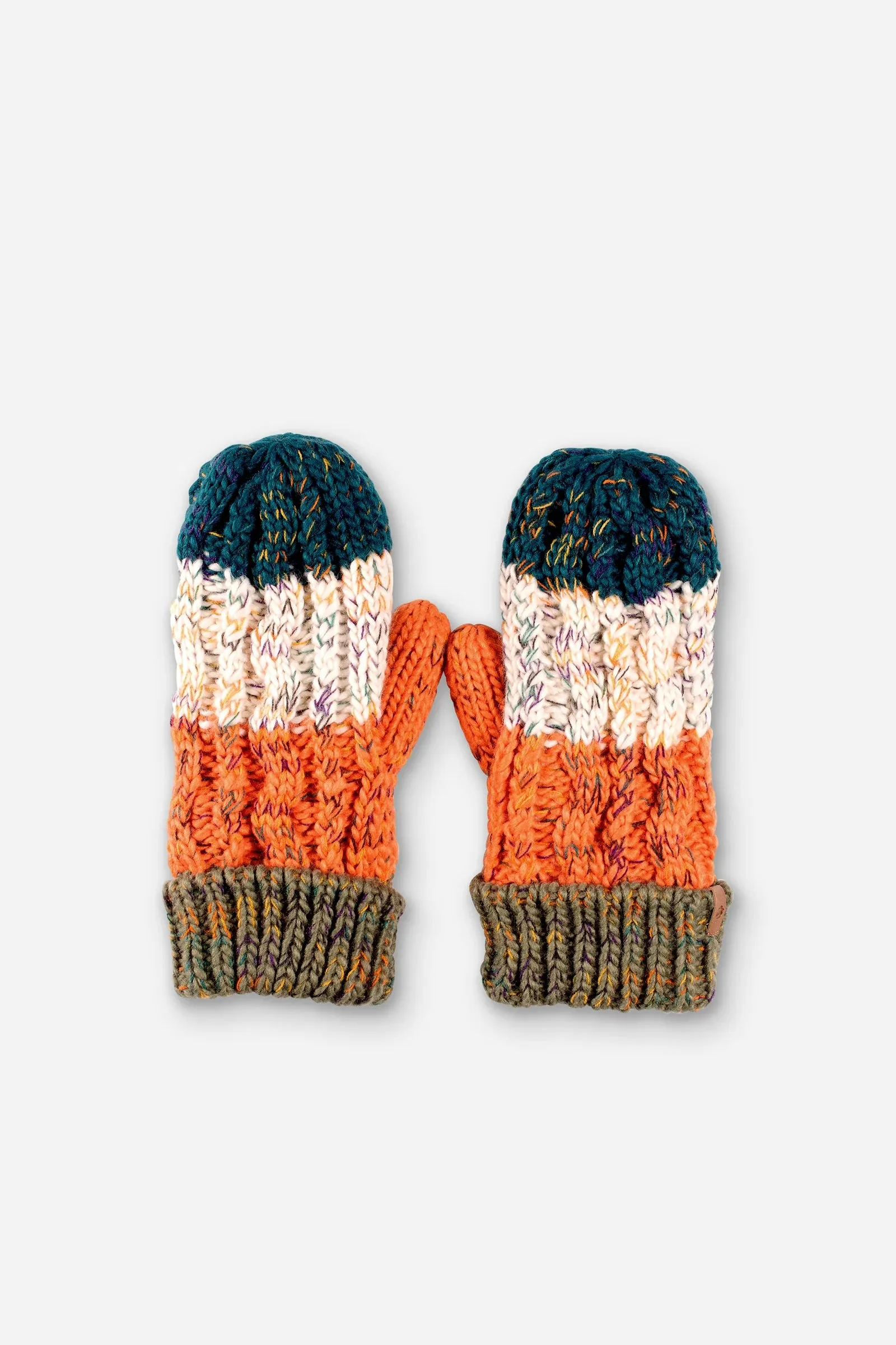Multi Stripe Mittens