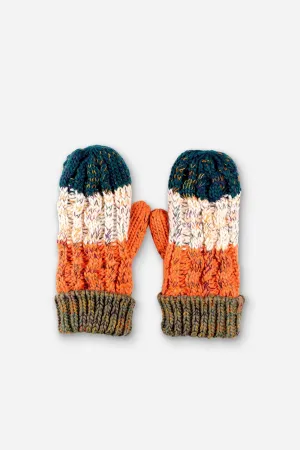 Multi Stripe Mittens