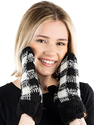 Multicolor Lined Mittens by Funky Junque
