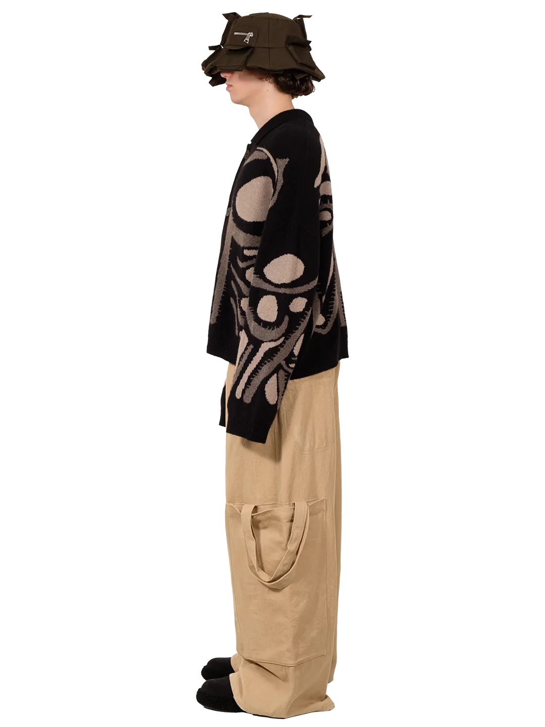 Muscle Knitted Cardigan