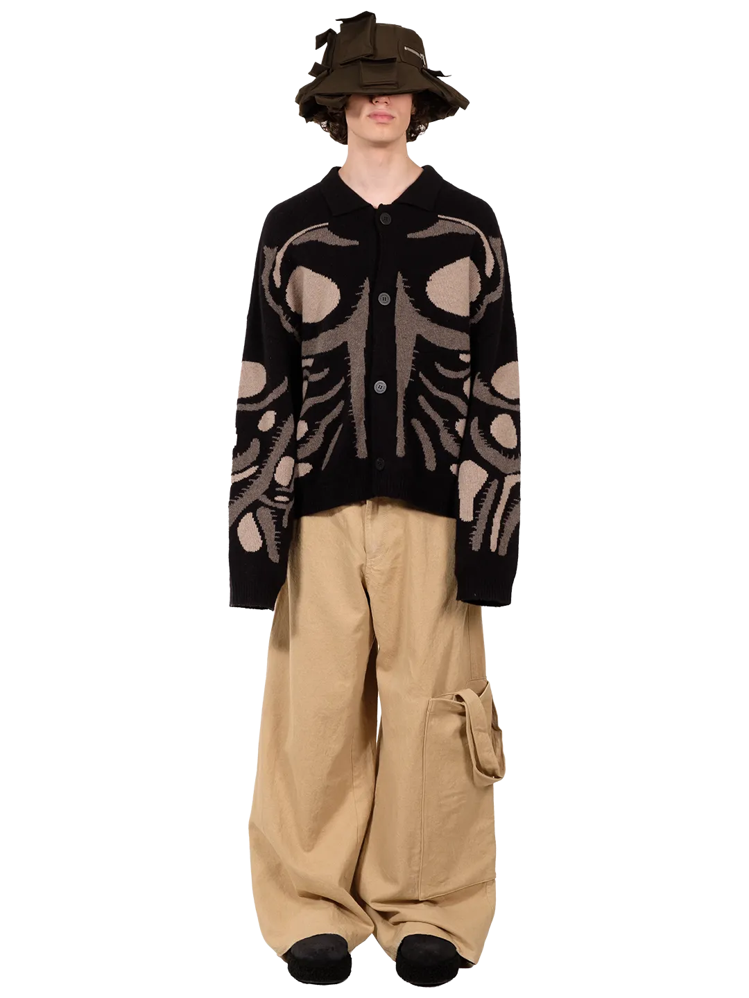 Muscle Knitted Cardigan