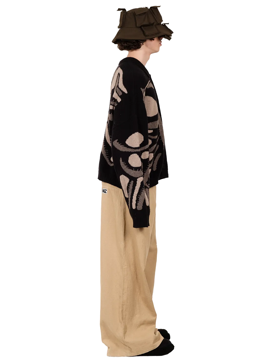 Muscle Knitted Cardigan
