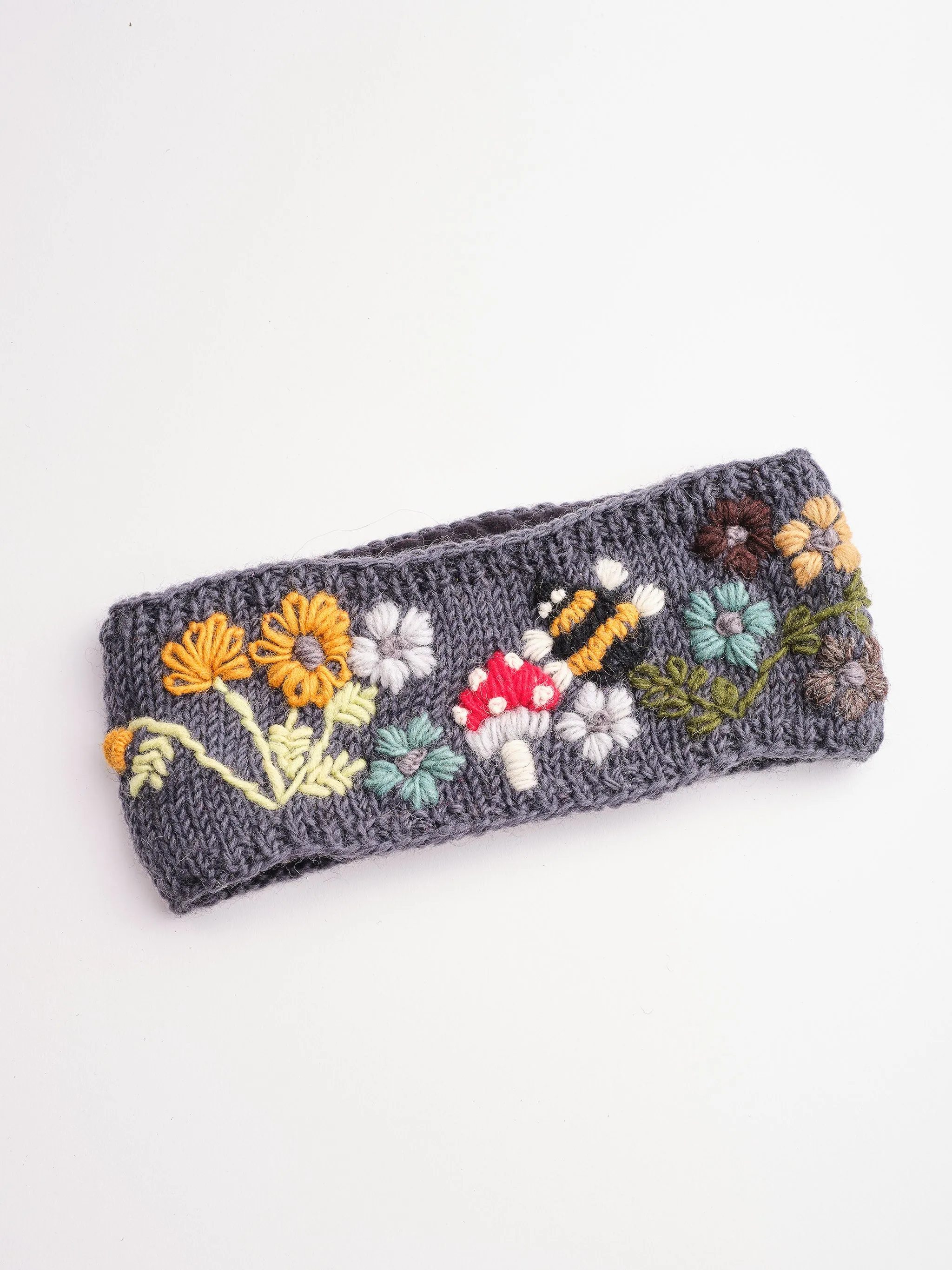 Mushroom Wool Beanie Set