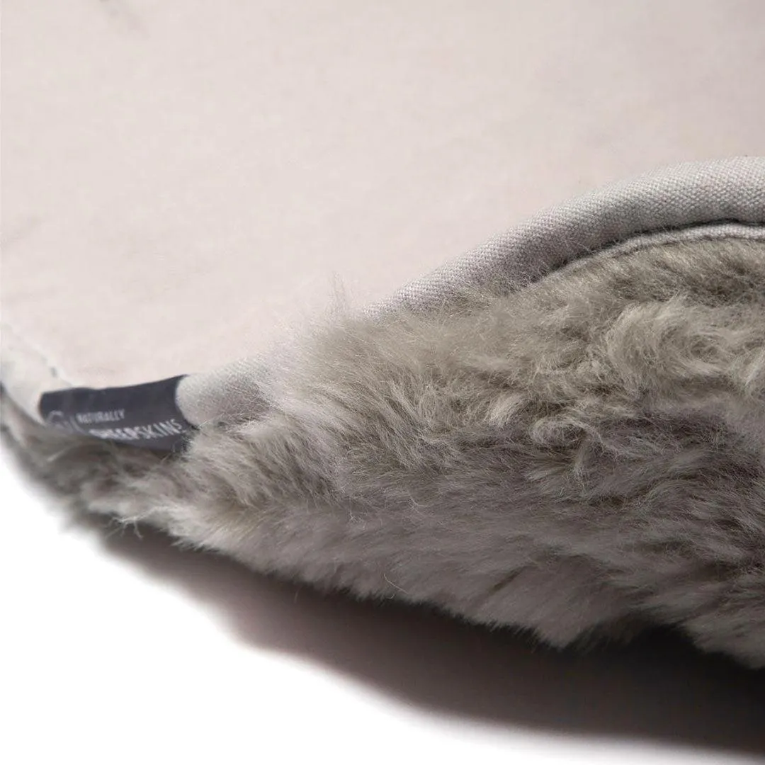 Naturally Sheepskins Original Sheepskin Pram Liner - Grey