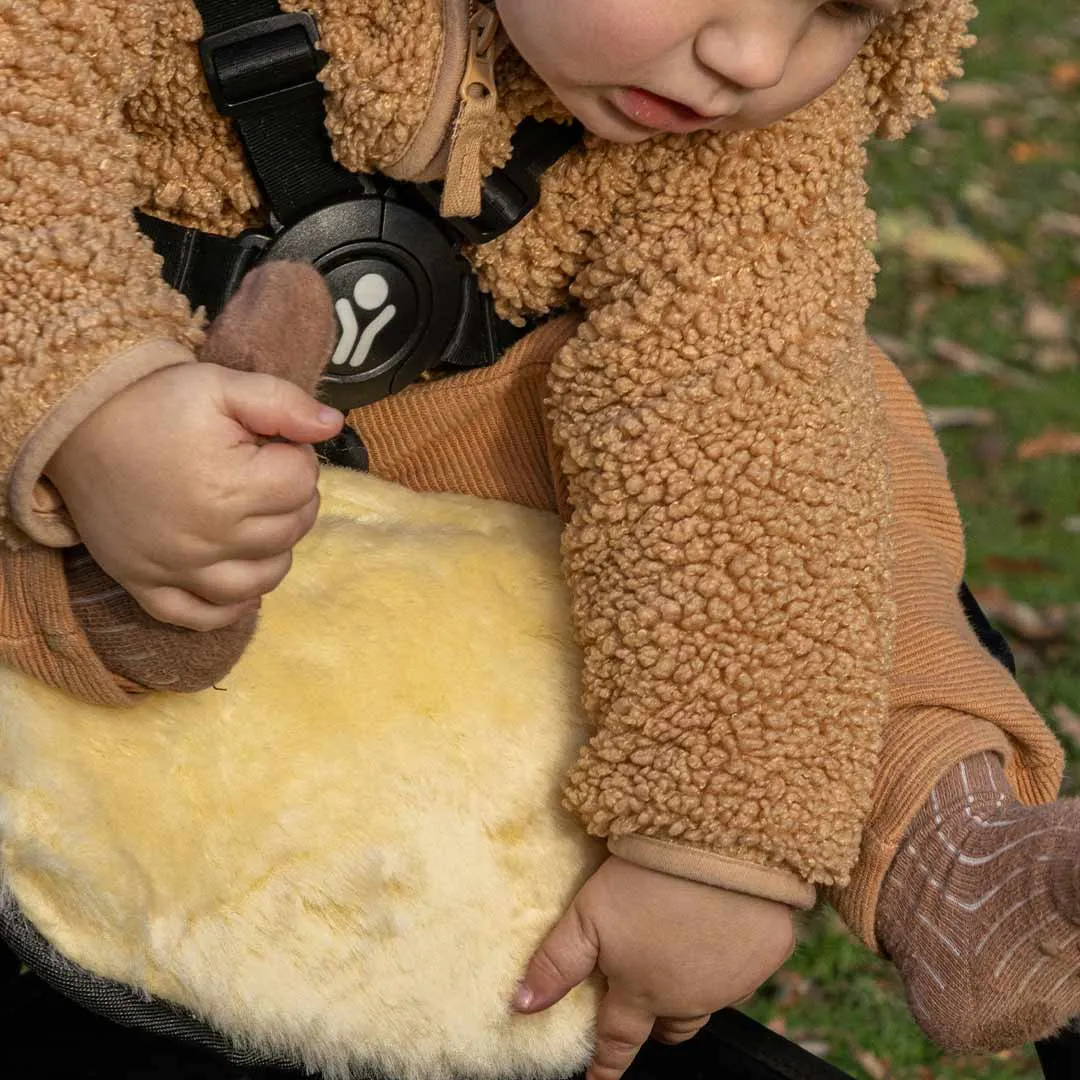 Naturally Sheepskins Original Sheepskin Pram Liner - Grey