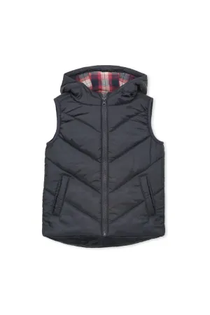 Navy Puffer Vest by Milky