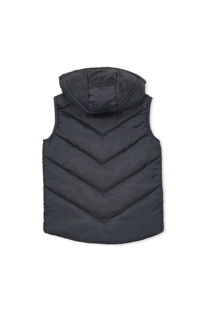 Navy Puffer Vest by Milky