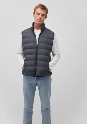 Navy Puufer Vest