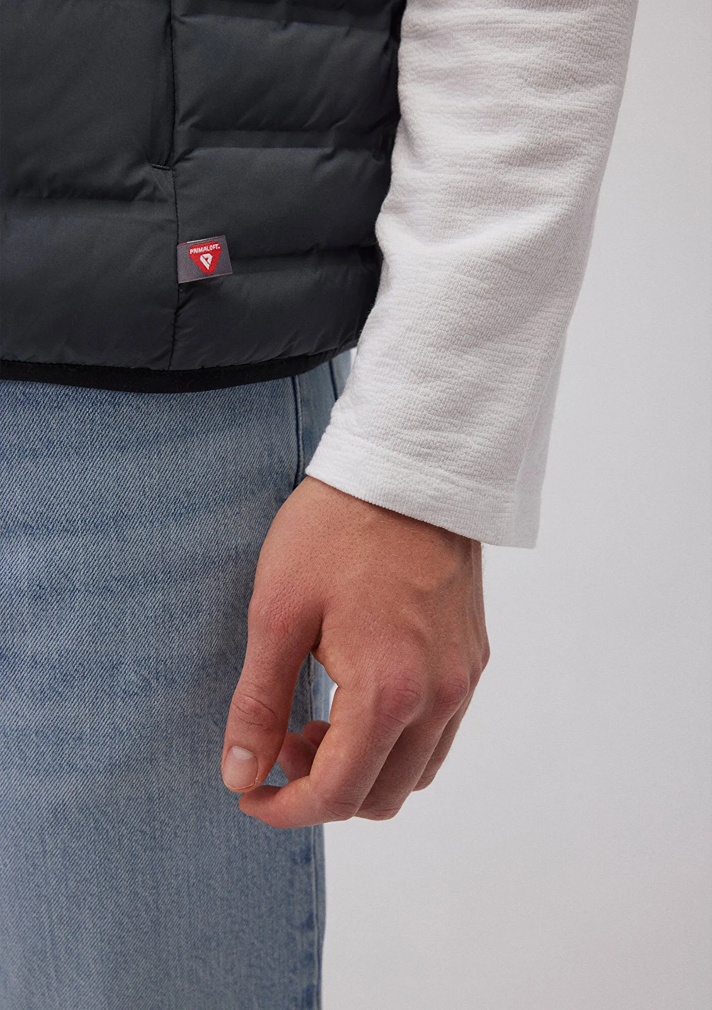 Navy Puufer Vest