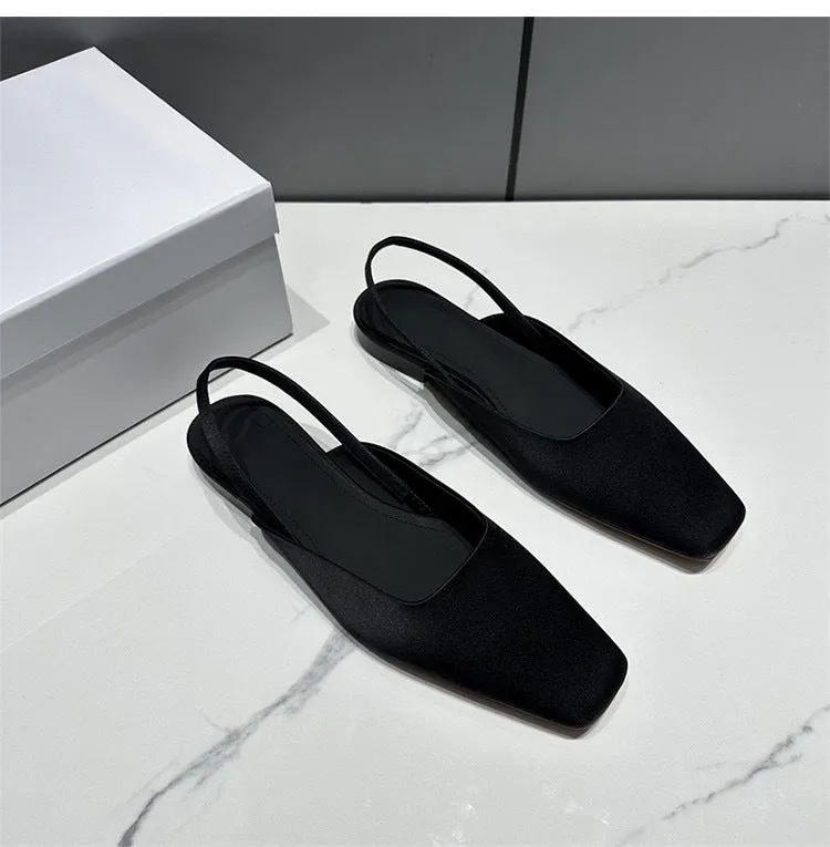 NEW & INSTOCK - Korean French Style Leather Slipper Sandals Muller Shoes