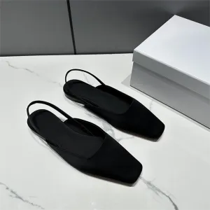 NEW & INSTOCK - Korean French Style Leather Slipper Sandals Muller Shoes