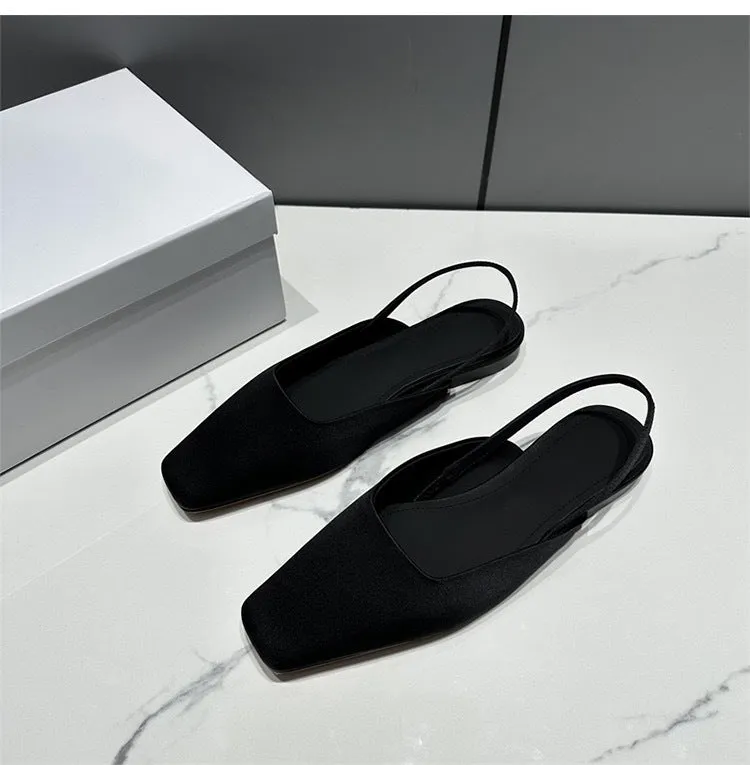 NEW & INSTOCK - Korean French Style Leather Slipper Sandals Muller Shoes