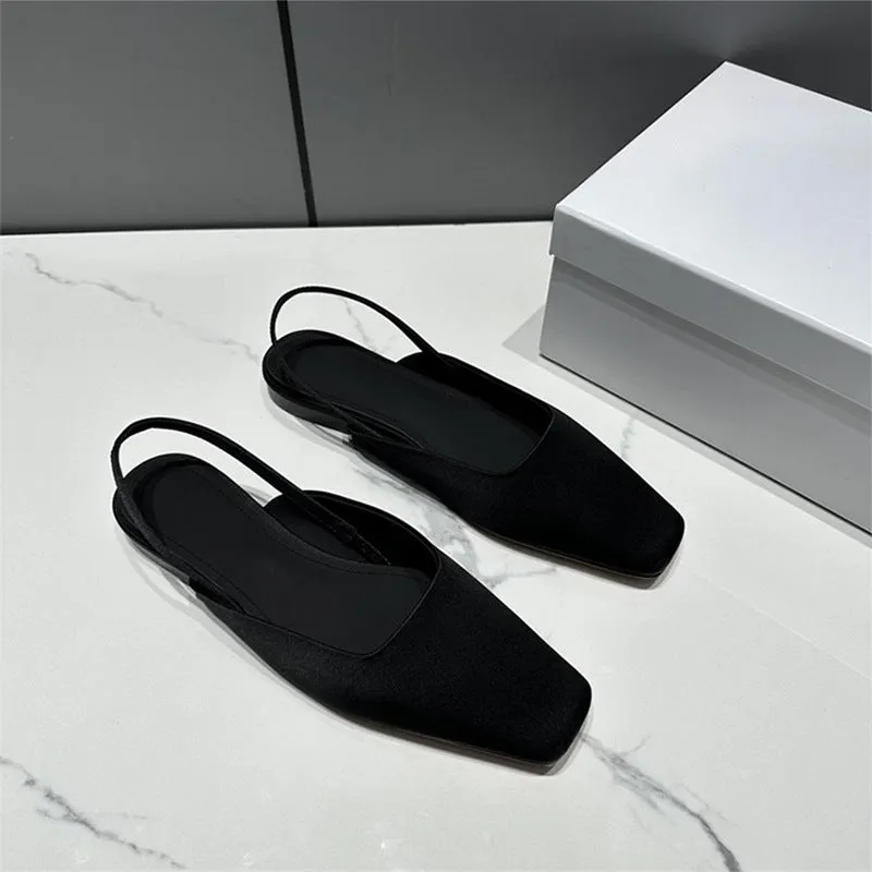 NEW & INSTOCK - Korean French Style Leather Slipper Sandals Muller Shoes