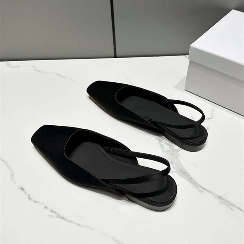 NEW & INSTOCK - Korean French Style Leather Slipper Sandals Muller Shoes