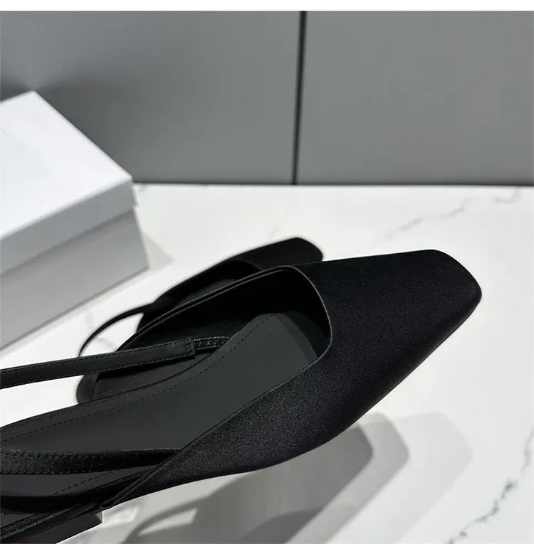 NEW & INSTOCK - Korean French Style Leather Slipper Sandals Muller Shoes