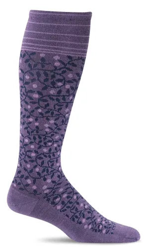 New Leaf Knee-High Women - Plum Firm Compression (20-30mmHG)