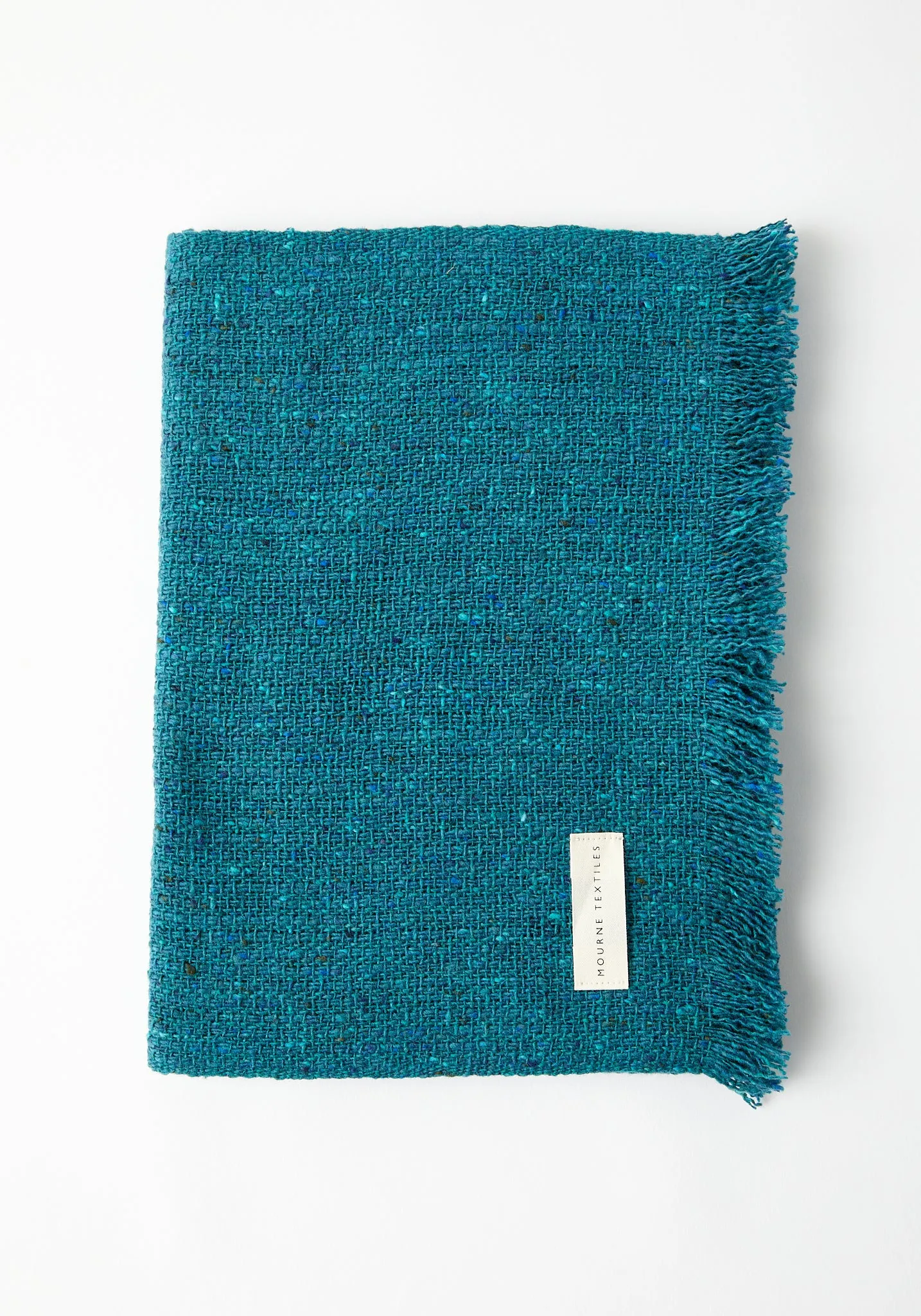 NEW Tweed Emphasize  Narrow Scarf - Kingfisher