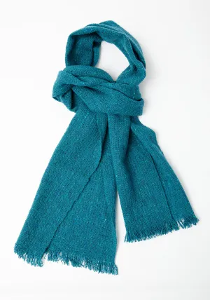 NEW Tweed Emphasize  Narrow Scarf - Kingfisher