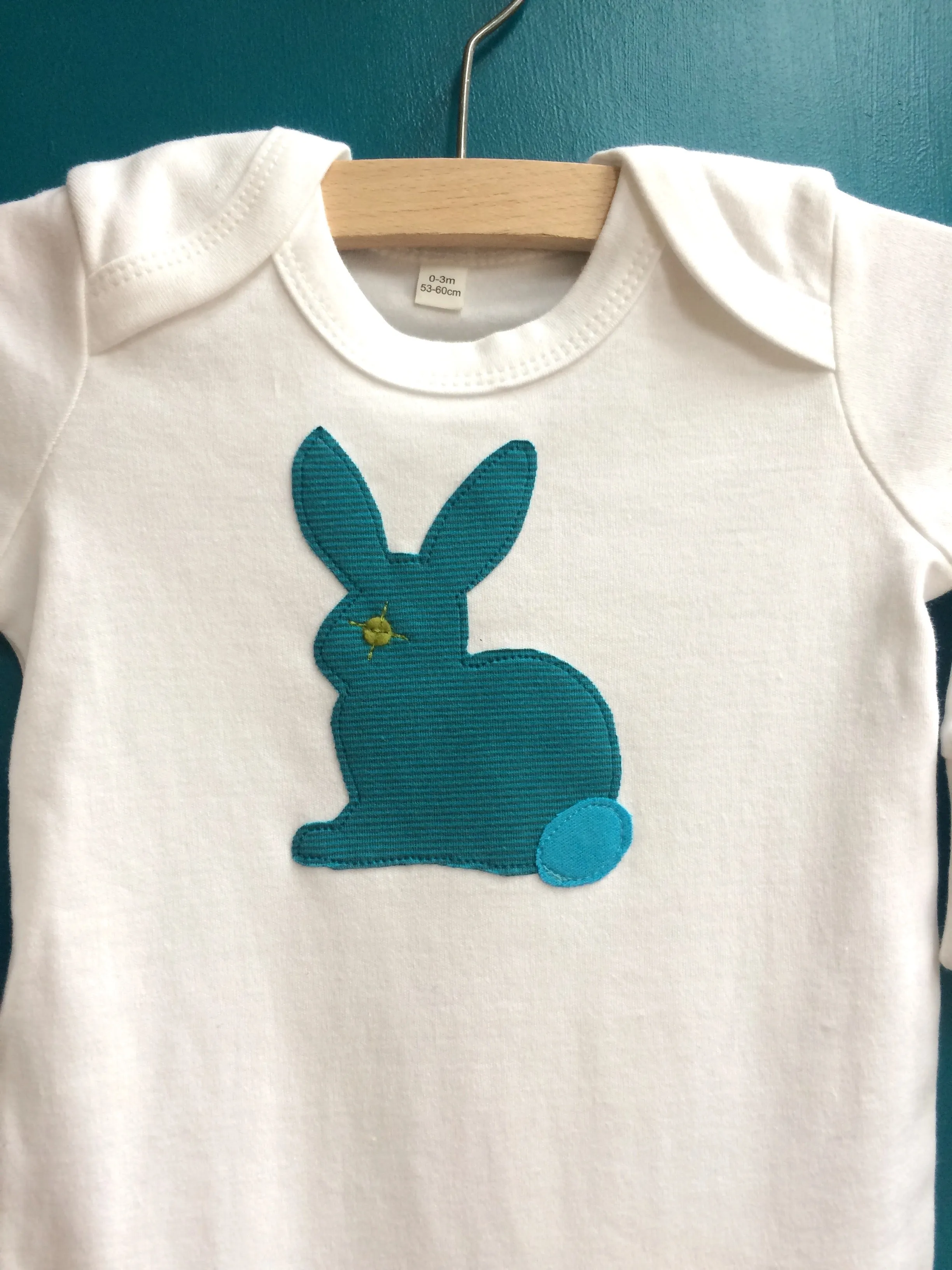 Newborn Rabbit Sleepsuit with Mitts