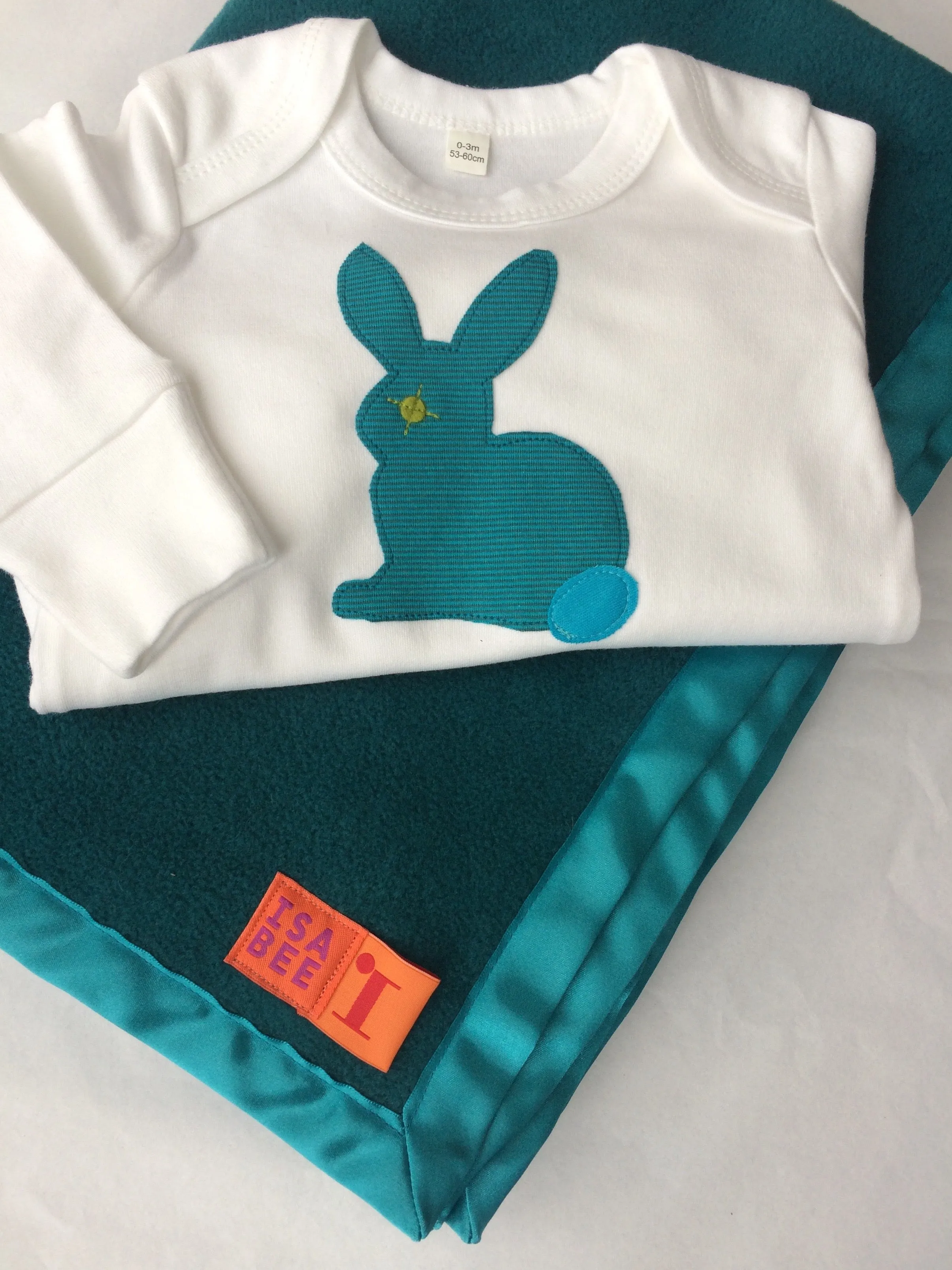 Newborn Rabbit Sleepsuit with Mitts
