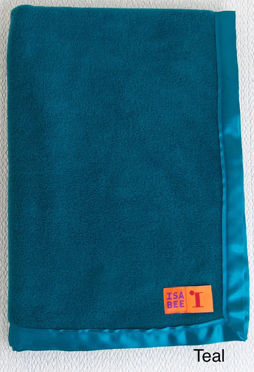 Newborn Set - Rabbit Sleepsuit & Fleece Blanket - Teal