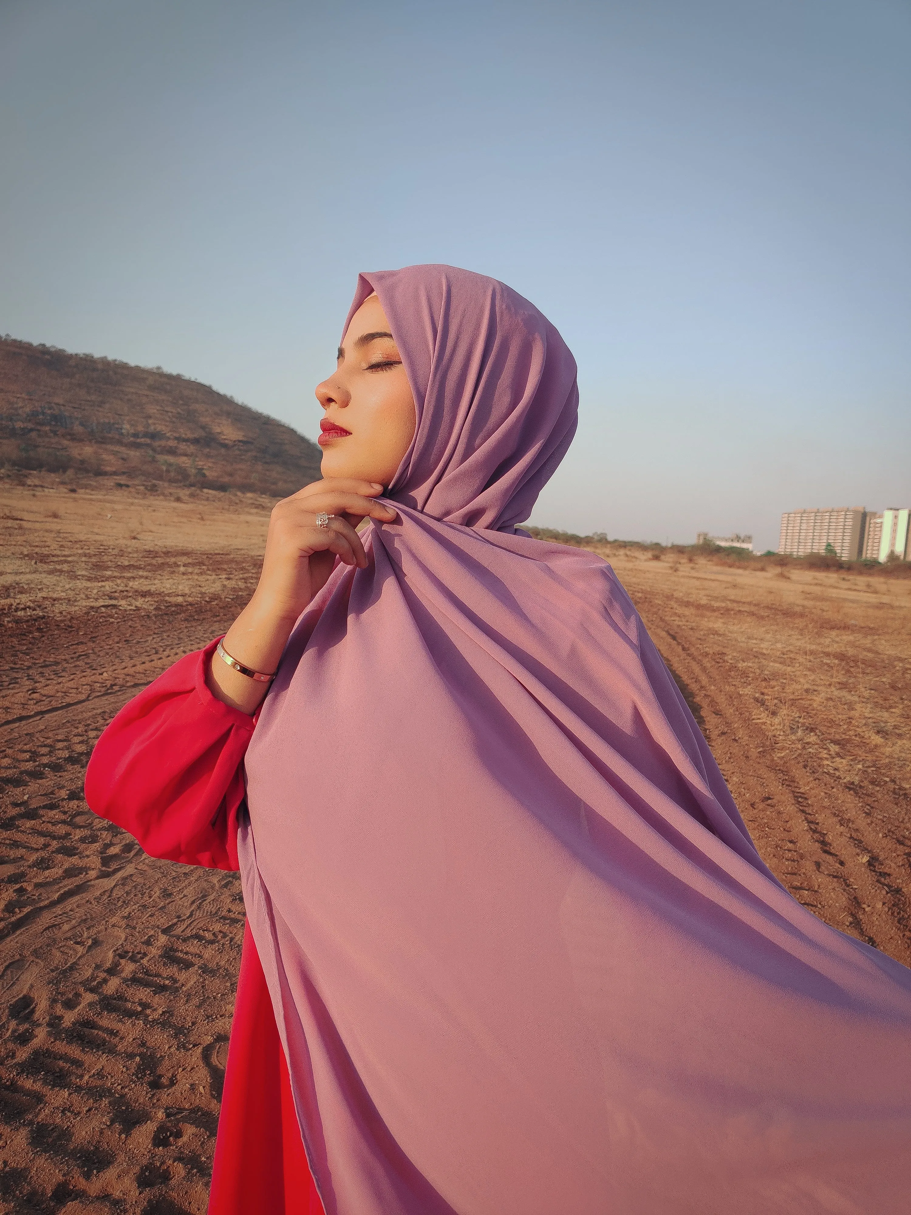 Non sheer Full coverage Malaysian Premium Chiffon Hijab