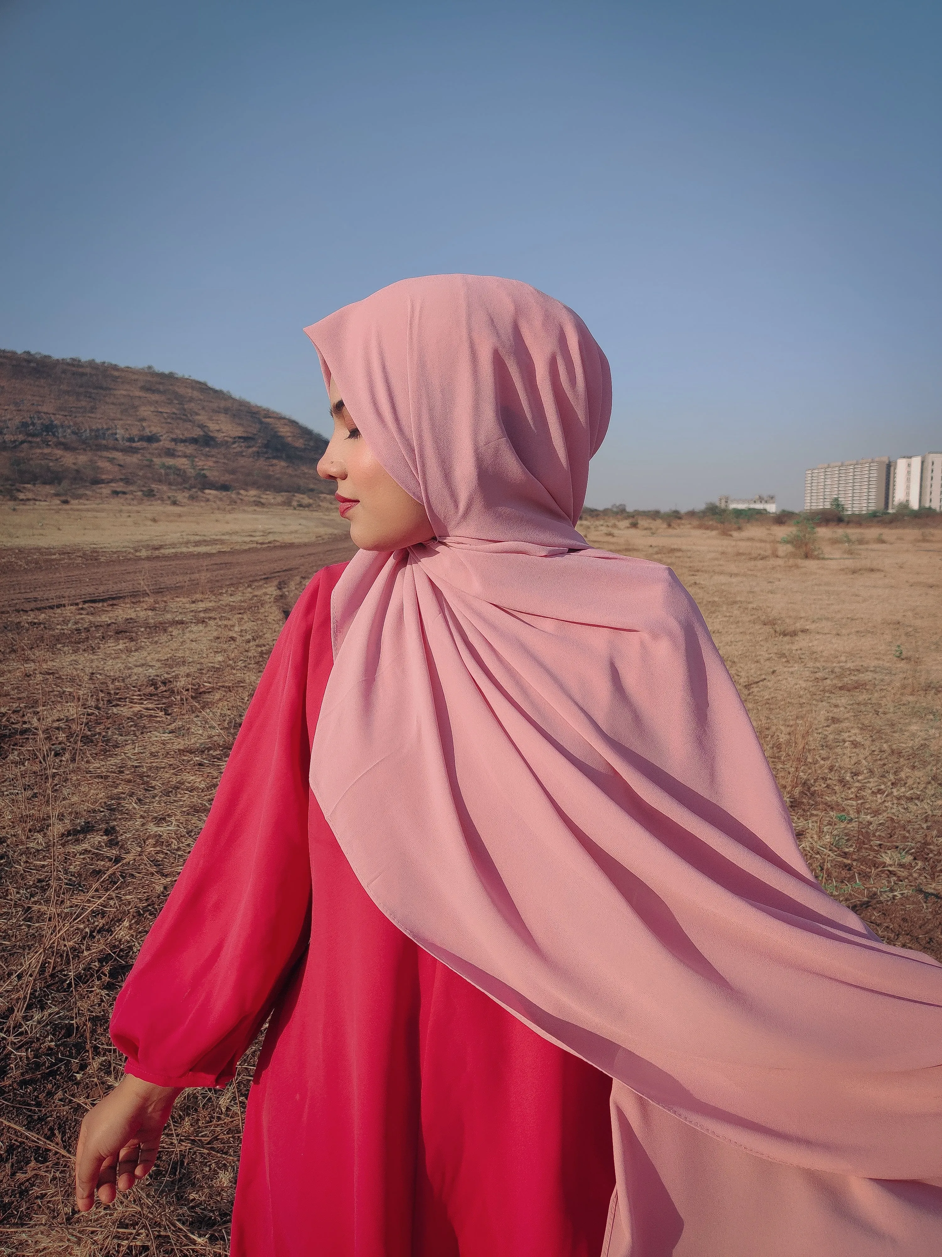 Non sheer Full coverage Malaysian Premium Chiffon Hijab