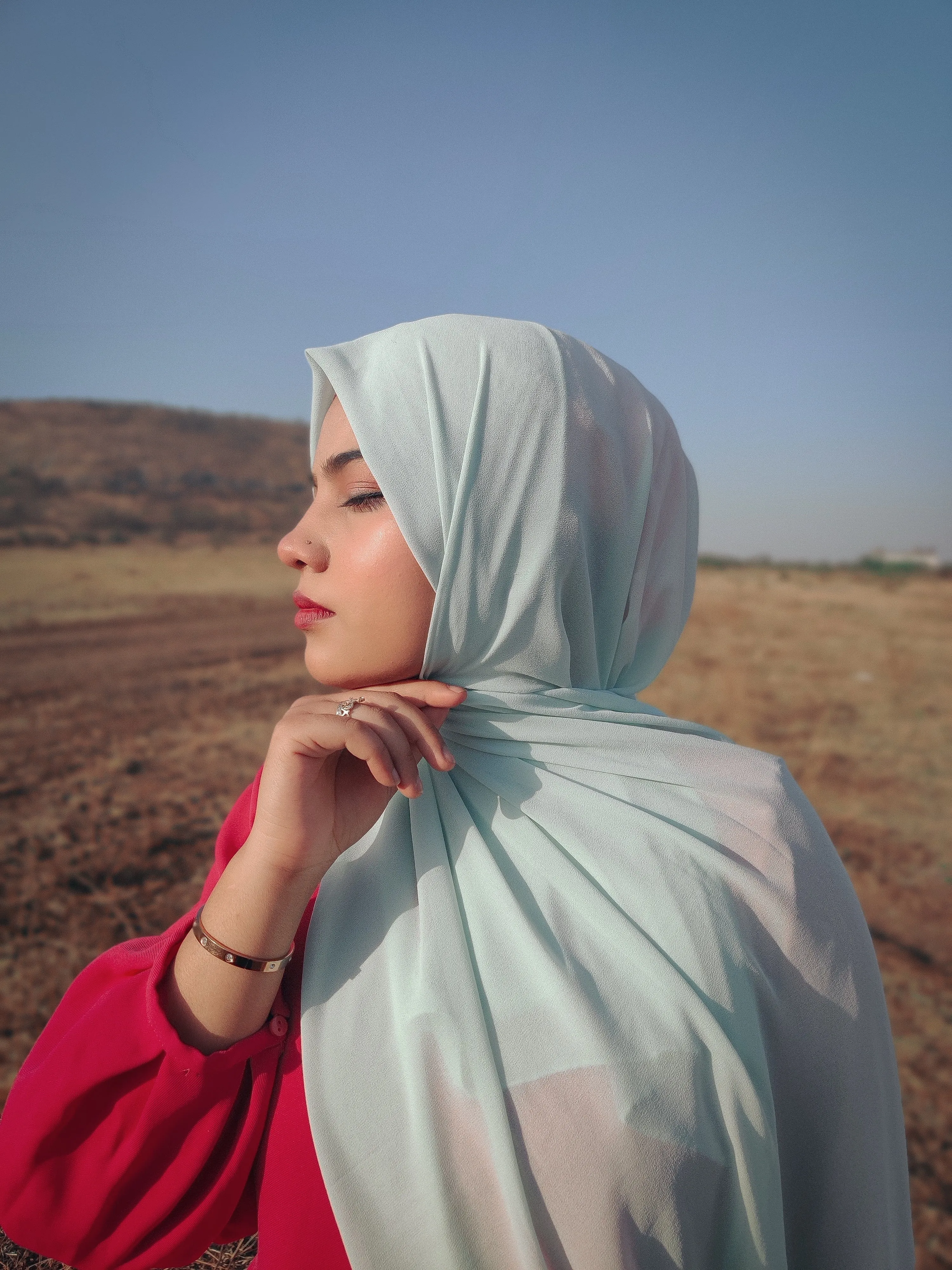 Non sheer Full coverage Malaysian Premium Chiffon Hijab