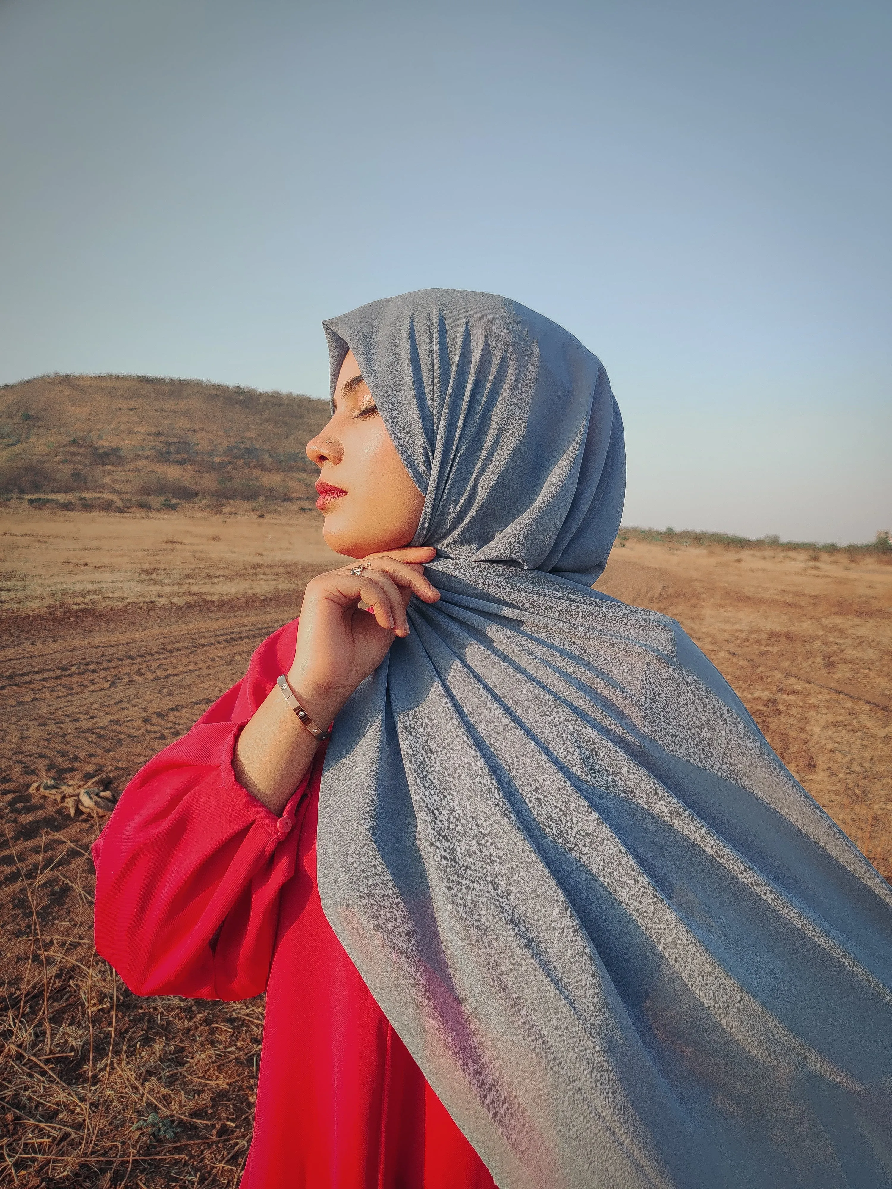 Non sheer Full coverage Malaysian Premium Chiffon Hijab