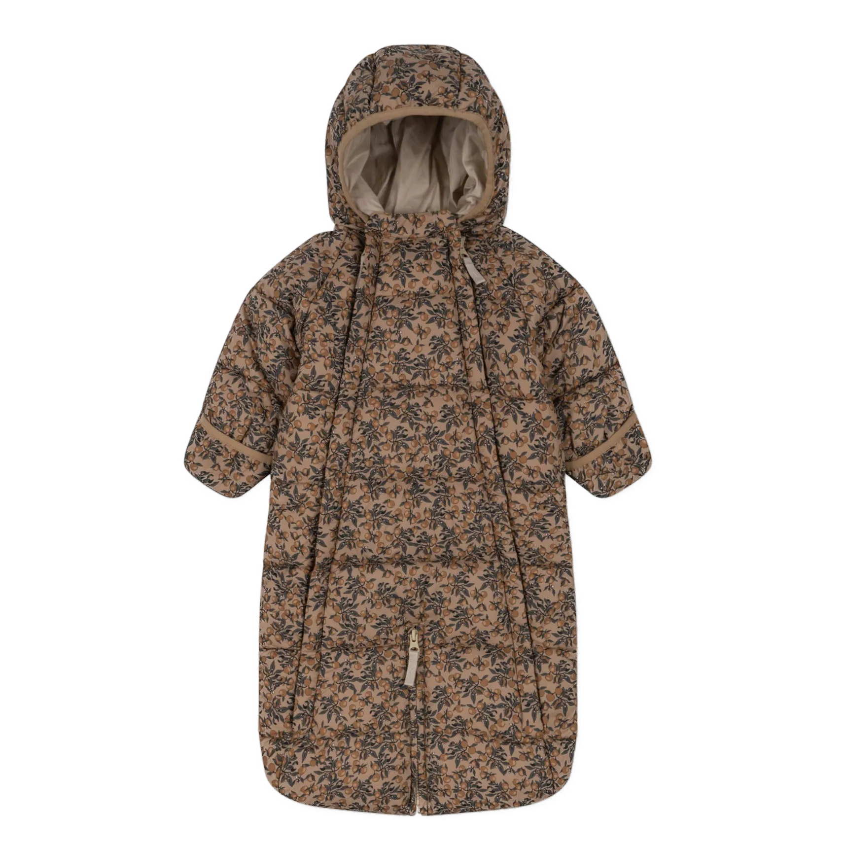 Nuka Floral Print Pramsuit (Orangerie Beige)