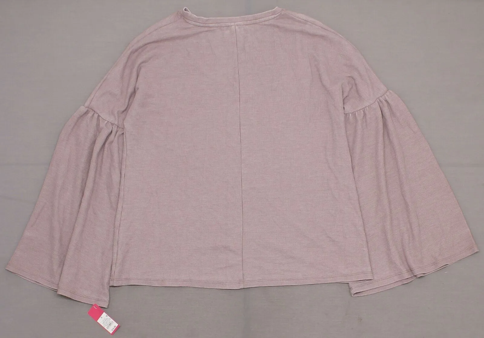 NWT Xhilaration Women's Loose Fitted Thermal Bell Sleeve Sleep T-Shirt Small