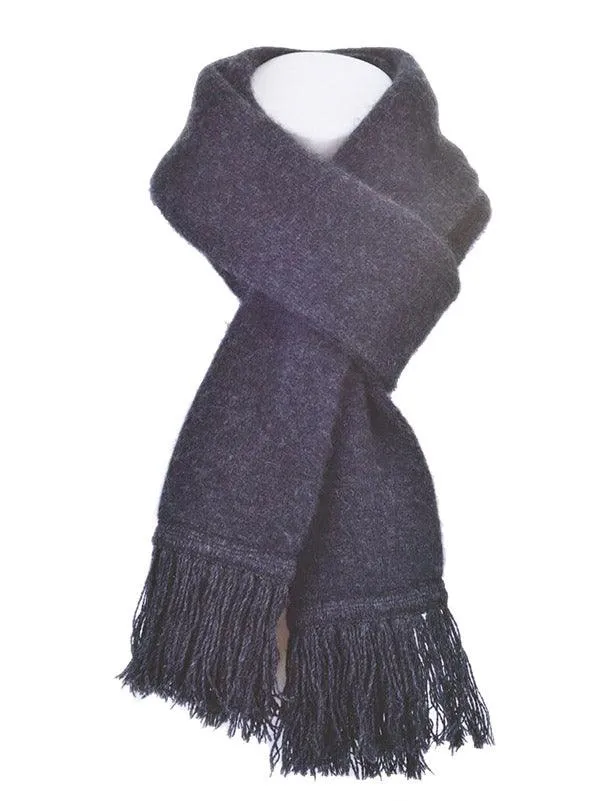 NZ Merino Possumsilk Scarf with Fringe