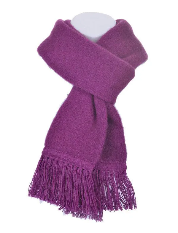 NZ Merino Possumsilk Scarf with Fringe