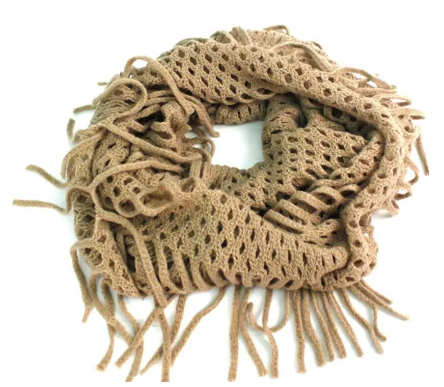 Open Knit Infinity Scarf