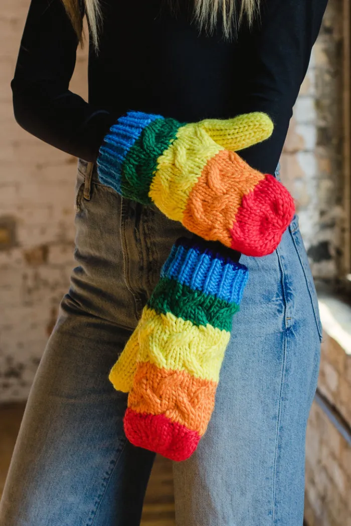 Over the Rainbow Mittens