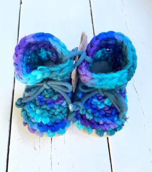 Padraig Kids Slippers Blue Multi