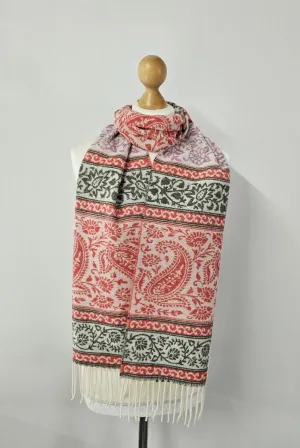 Paisley Scarf (Red)