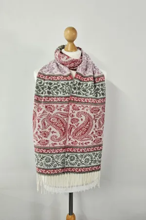 Paisley Scarf (Wine)