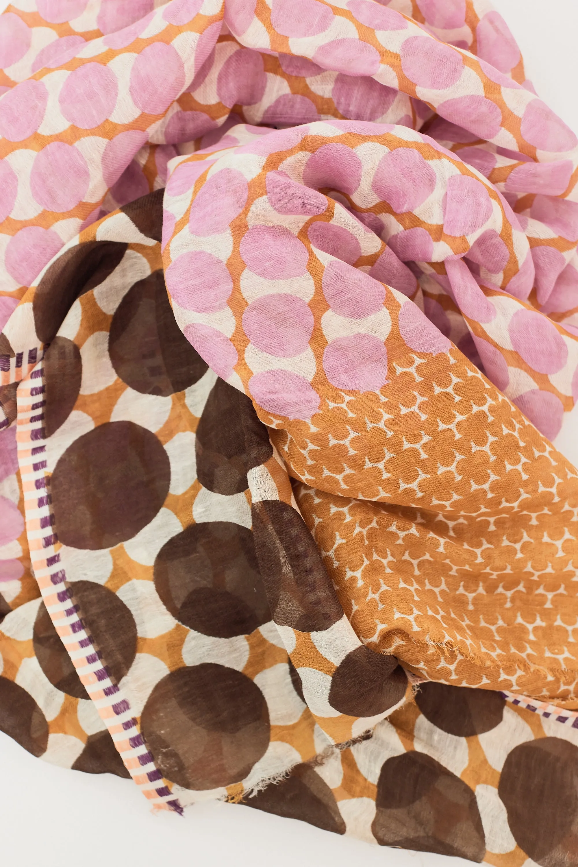 Épice Linen Cotton Dots Stole