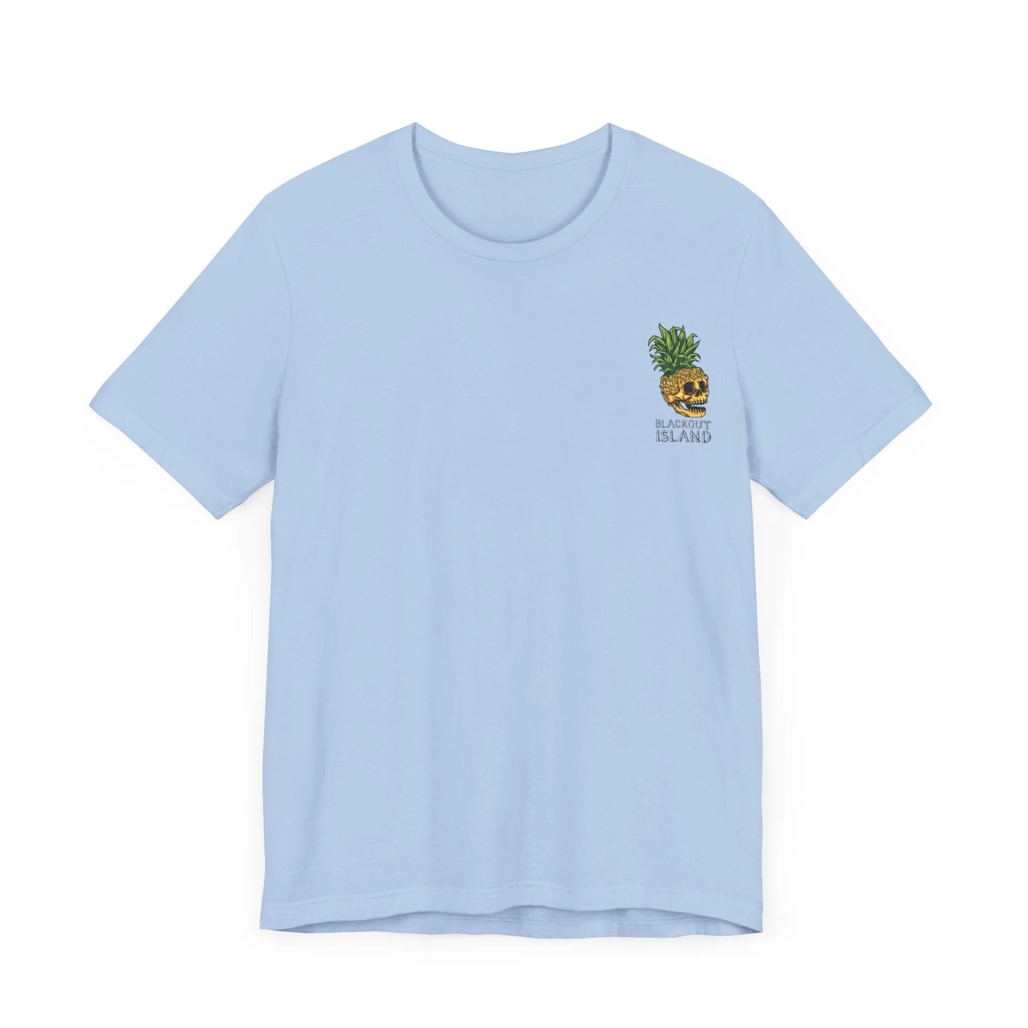 Pineapple Skull T-Shirt Short Sleeve Shirt