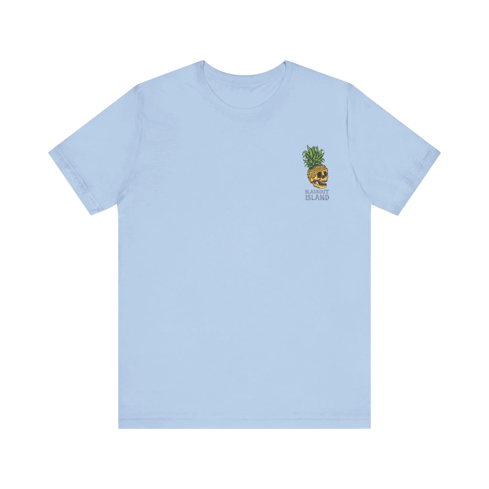Pineapple Skull T-Shirt Short Sleeve Shirt