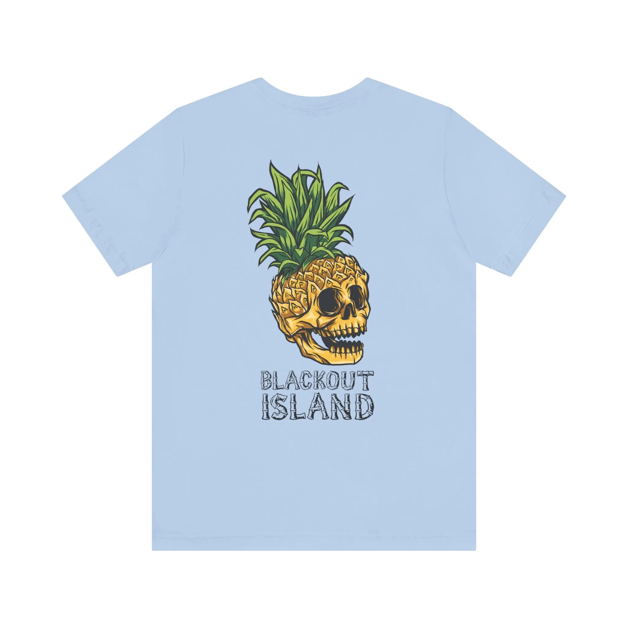 Pineapple Skull T-Shirt Short Sleeve Shirt