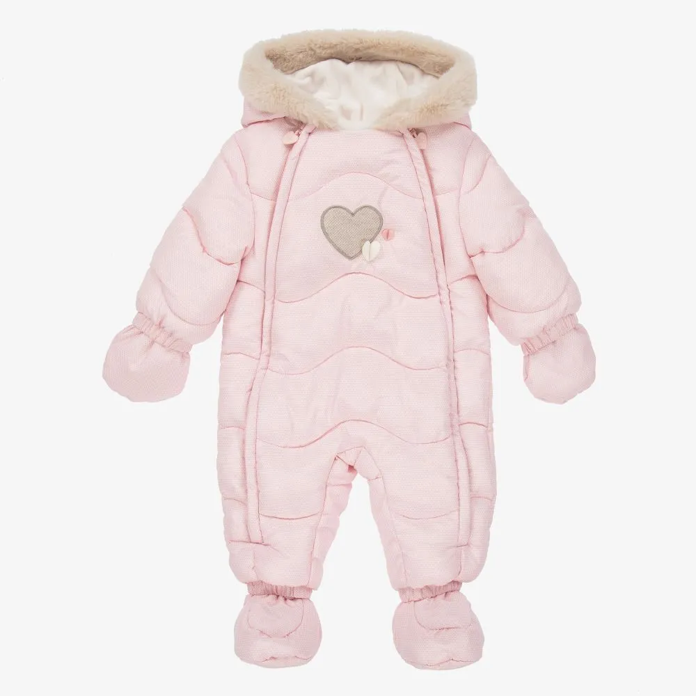 Pink Baby Snowsuit